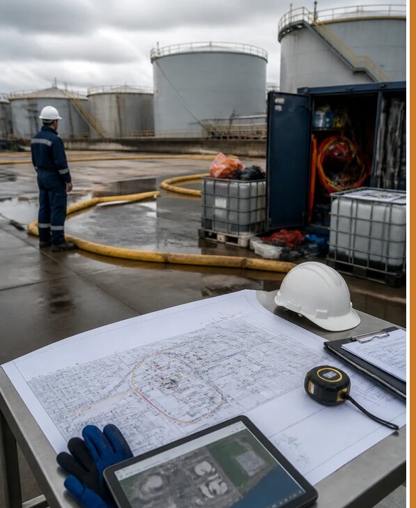Разработка плана ликвидации разливов нефти в Белгороде