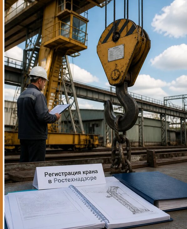 Регистрация крана в Ростехнадзоре в Белгороде от 15581 р. | Авеста ОТиПБ